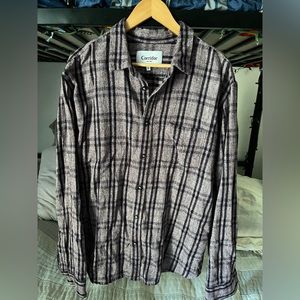 Corridor Raisin Flannel, 100% cotton  size XL!